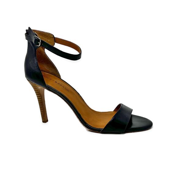 Lucky Brand Julis Ankle Strap 4" Stiletto High-Heel Sandals size 11 M Black - Picture 11 of 11